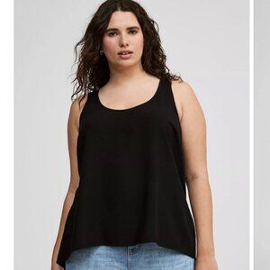 Torrid Hi-Low Challis Tank Top Size 3 3X